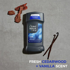 Dove Men+Care Midnight Classico emballage élégant pour facilité de rangement et présentation premium.