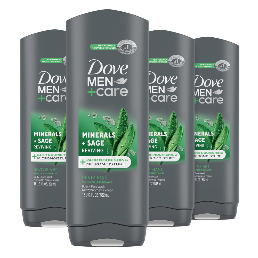 Dove Men+Care Mineral Sage: bouteille douche rafraîchissante et hydratante