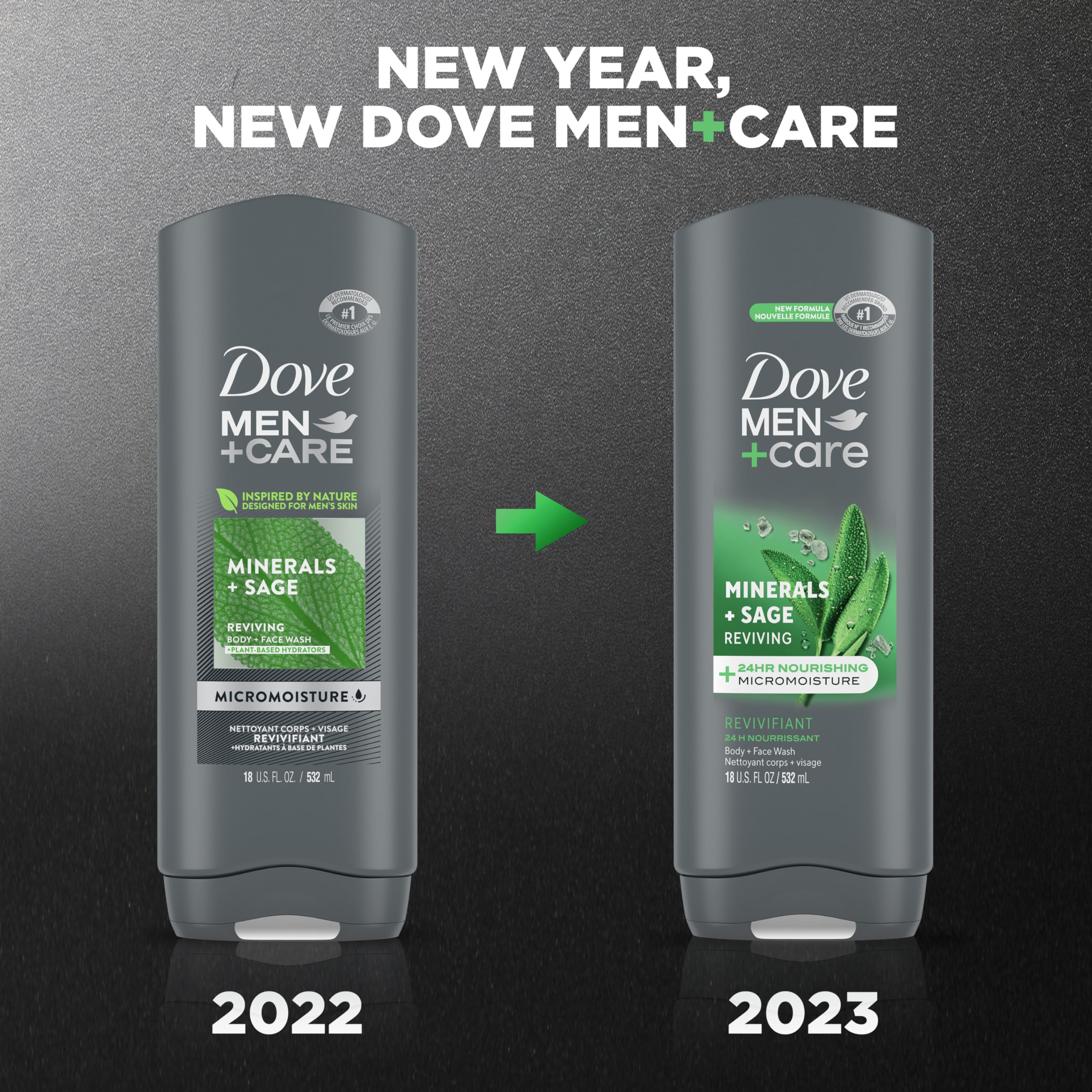 Dove Men+Care Mineral Sage: texture cremeuse qui hydrate la peau