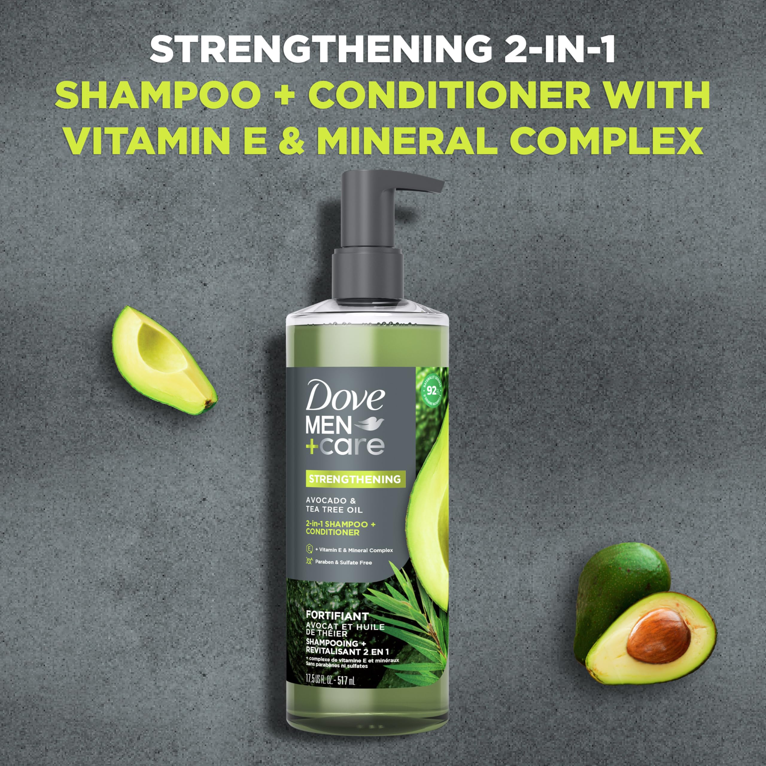 Application en douche montrant une mousse nourrissante.
