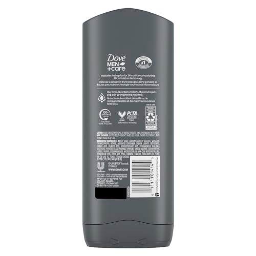 Dove Men+Care : mousse riche pour corps et visage.