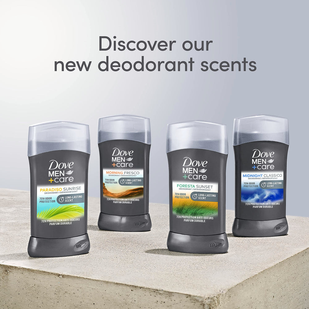 Parfum léger issu d'huiles essentielles, Morning Fresco DOVE MEN + CARE.
