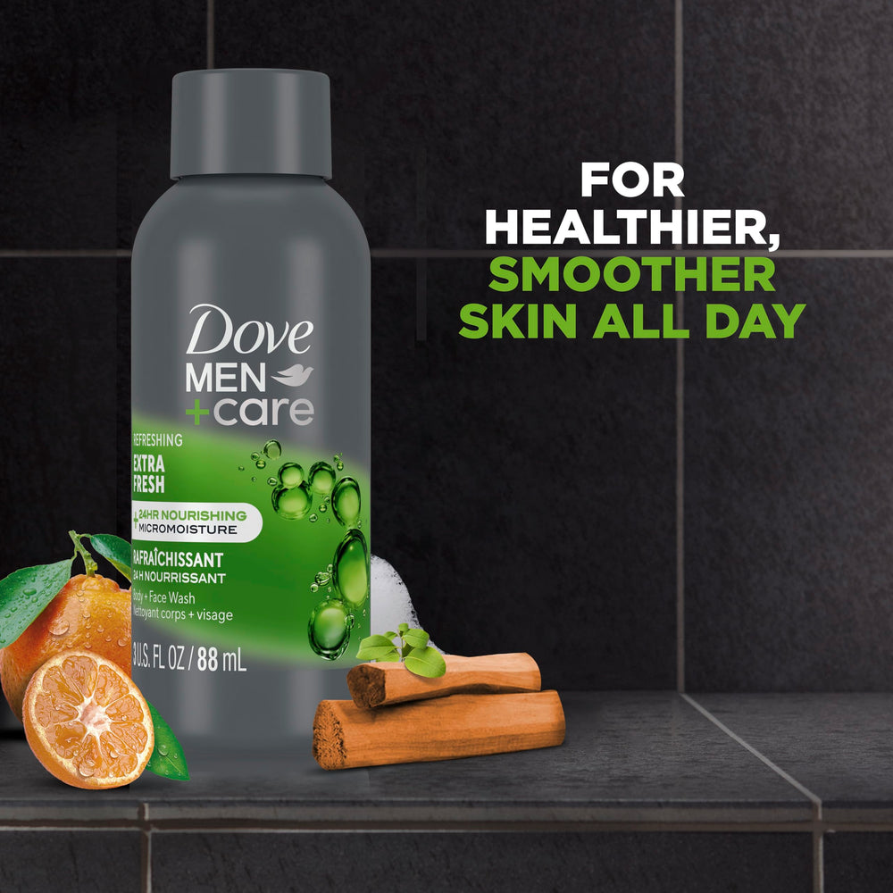 Dove Men+Care sans cruauté et approuvé PETA, choix éthique.