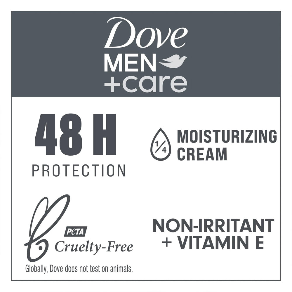 Format spray Dove Men+Care sans traces blanches sur les vêtements