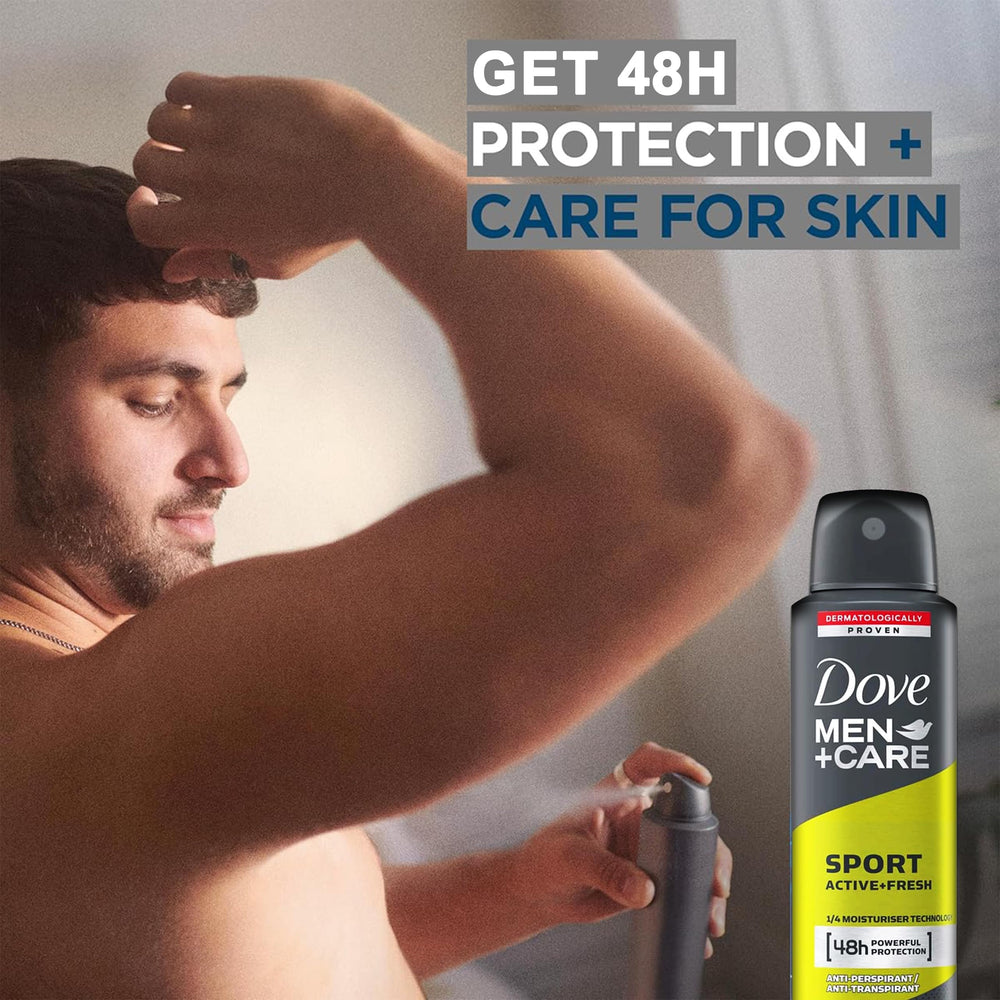 Application rapide du spray sur la peau, sensation de fraîcheur immédiate.