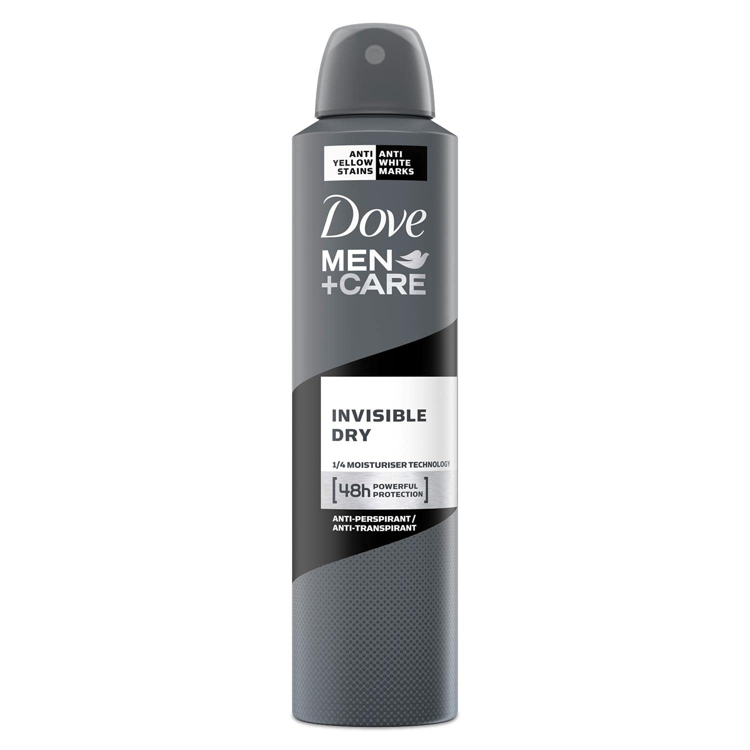 DOVE MEN + CARE aerosol invisible application rapide sans traces