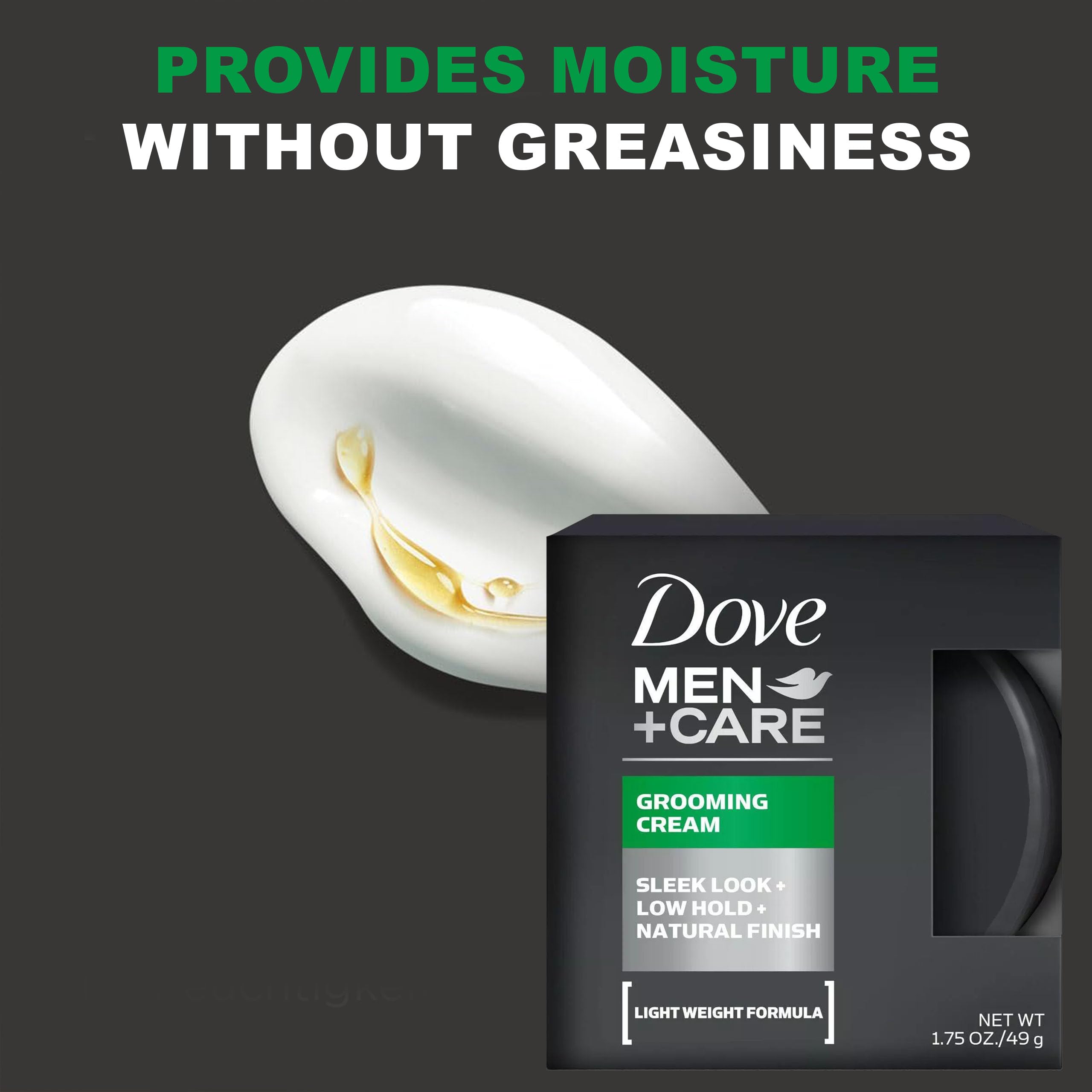 Crème de coiffage Dove Men+Care – finition naturelle et contrôle quotidien.