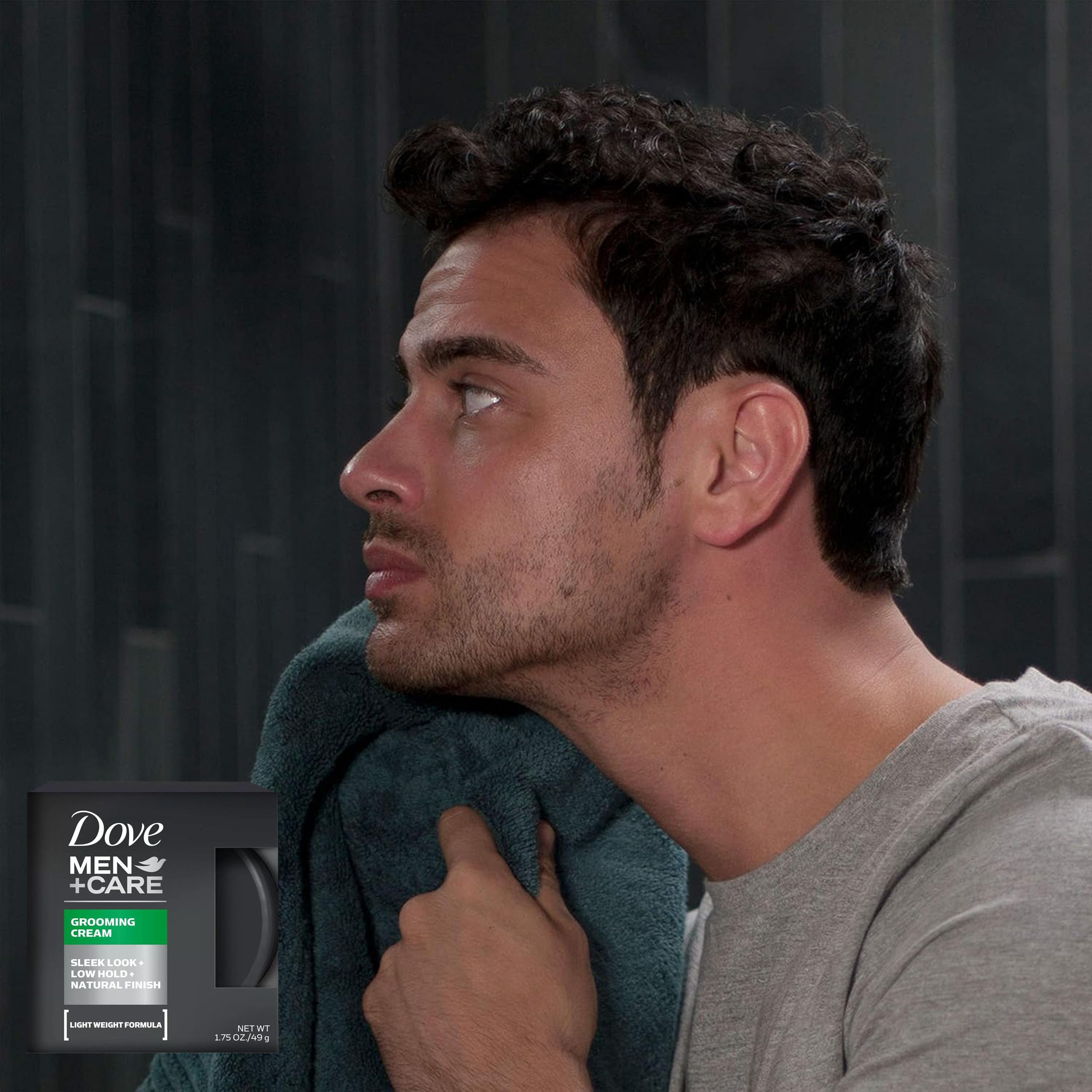 Crème de coiffage Dove Men+Care – formule légère sans pesanteur.