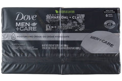 Paquet Dove Men+Care Elements Charbon et Argile en emballage pratique.