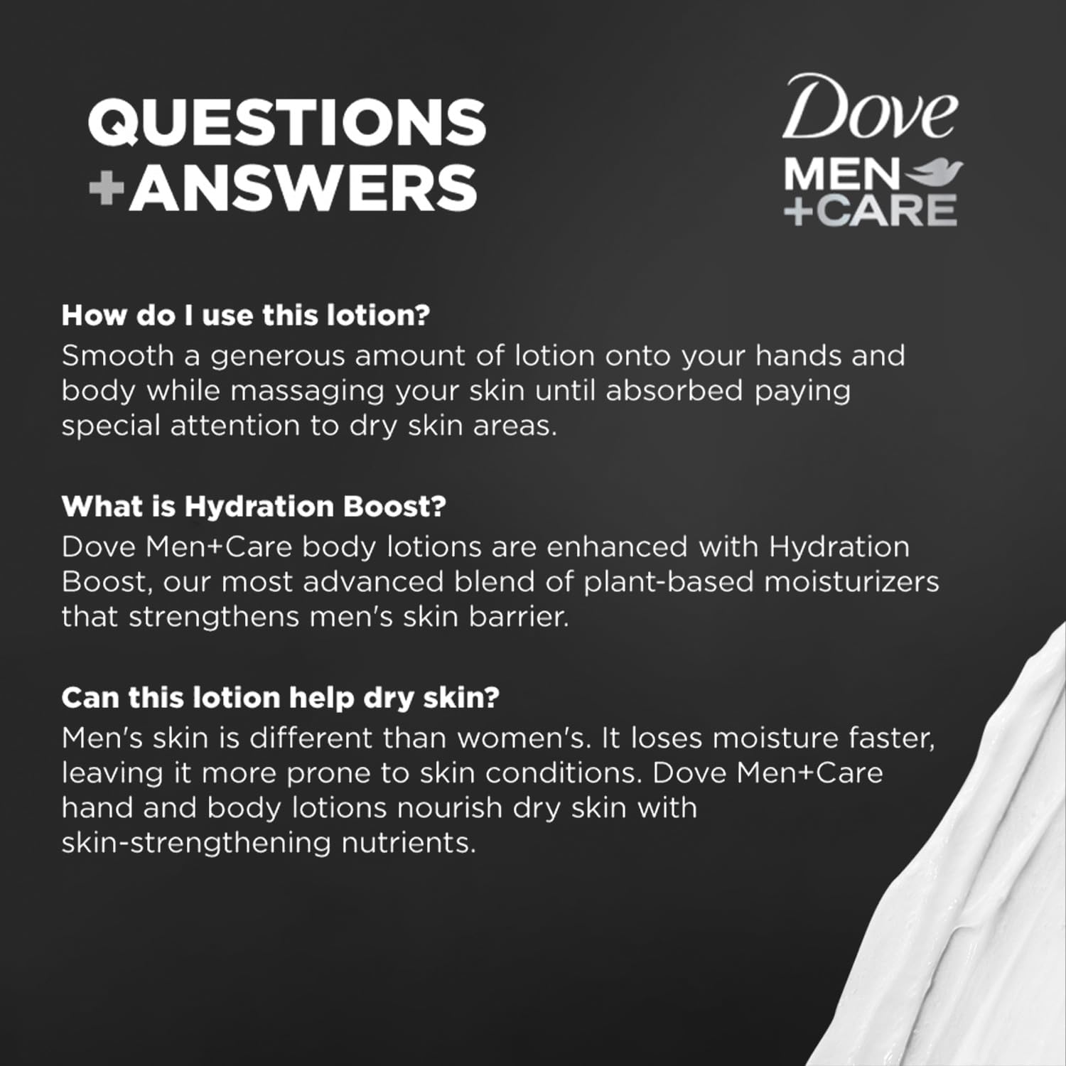 Pack triple Dove Men+Care, trois bouteilles pour une routine hydratante complète.