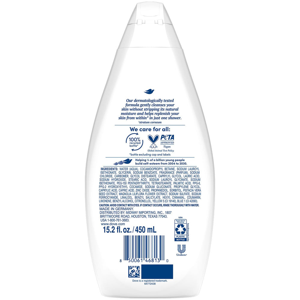 Dove Pack 3 Gel Douche: ensemble pratique pour hydratation quotidienne.