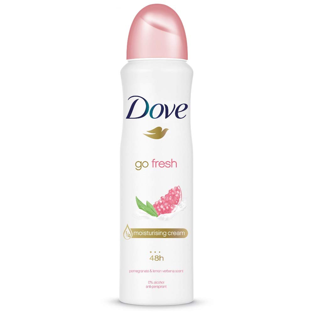 Pack Dove à six sprays, pratique pour la routine quotidienne.