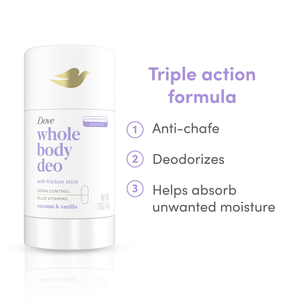 Dove peau sensible approuvée dermatologiquement, douceur cutanée