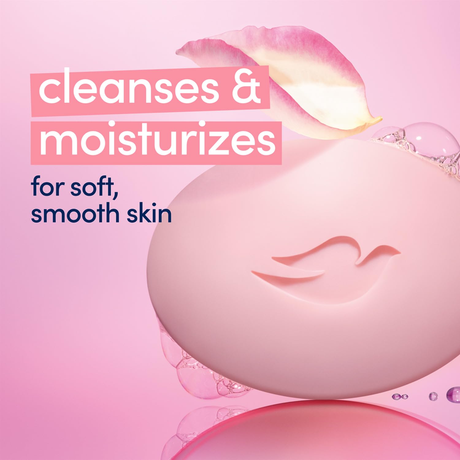 Dove Pink Beauty Bar mains, usage quotidien doux