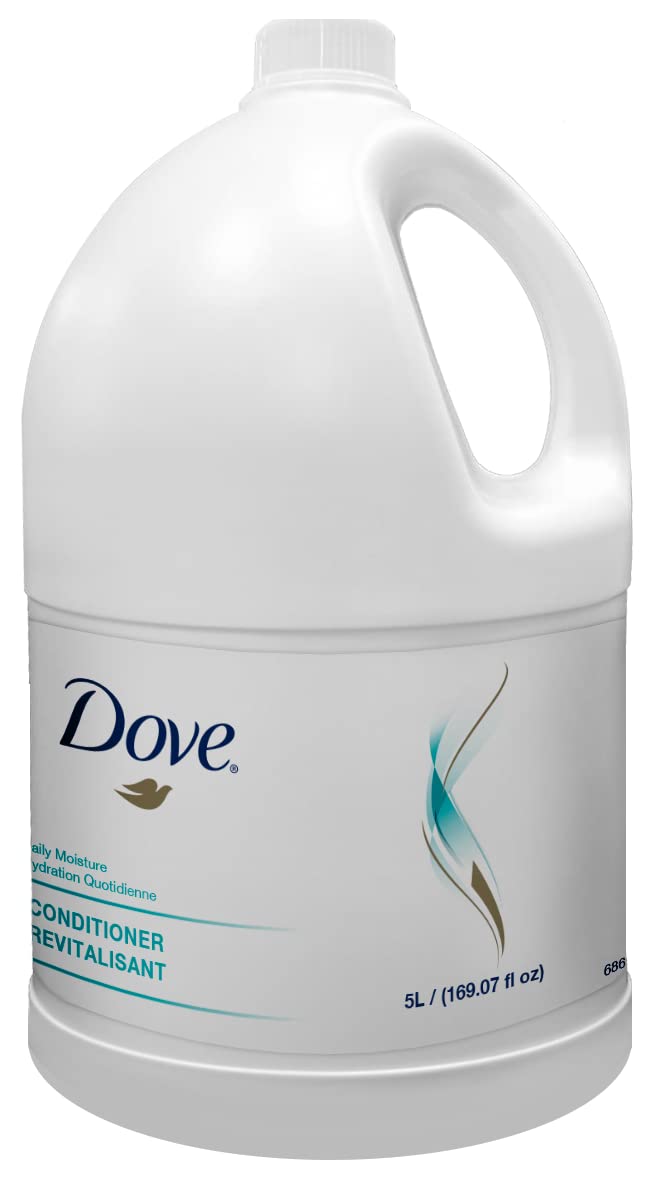 Dove PRO après-shampooing 5L – remplissage pratique pour nourrir les cheveux.