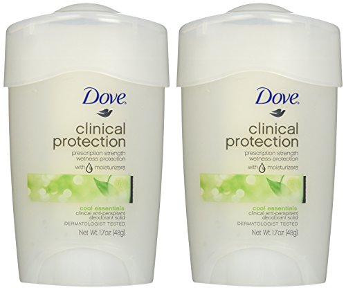 Dove Protection Clinique Cool Essentials — soin hydratant pour les aisselles sensibles.