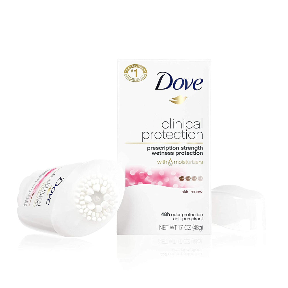 Dove Protection Clinique — extraits de caléndula et tournesol pour apaiser et hydrater.