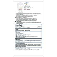 Dove Protection Clinique — formulation nourrissante pour la peau sous les bras.