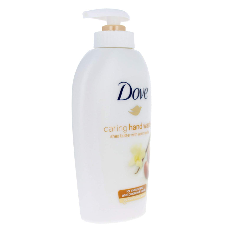 Dove Purely Pampering karité vanille chaude, savon pour les mains aromatique.