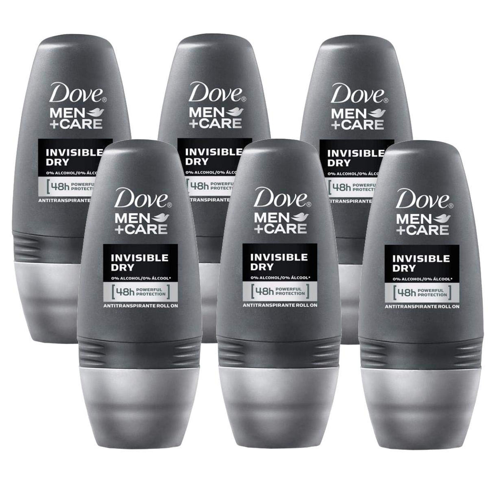 Dove déodorant bille invisible-sec 50 ml — application douce et fraîcheur durable