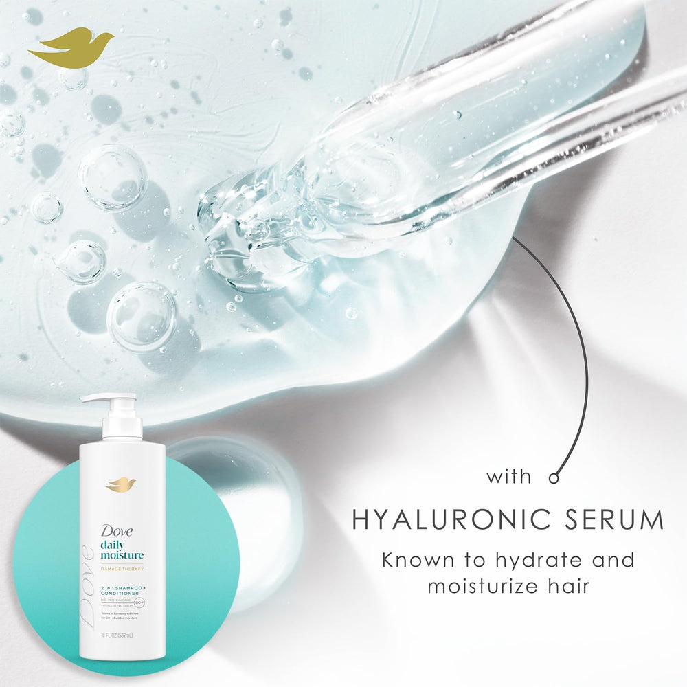 Routine Dove Shower Essentials pour une hydratation durable du corps et cheveux.