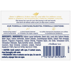 Dove Savon Rose – gros plan sur la barre et sa texture crémeuse hydratante