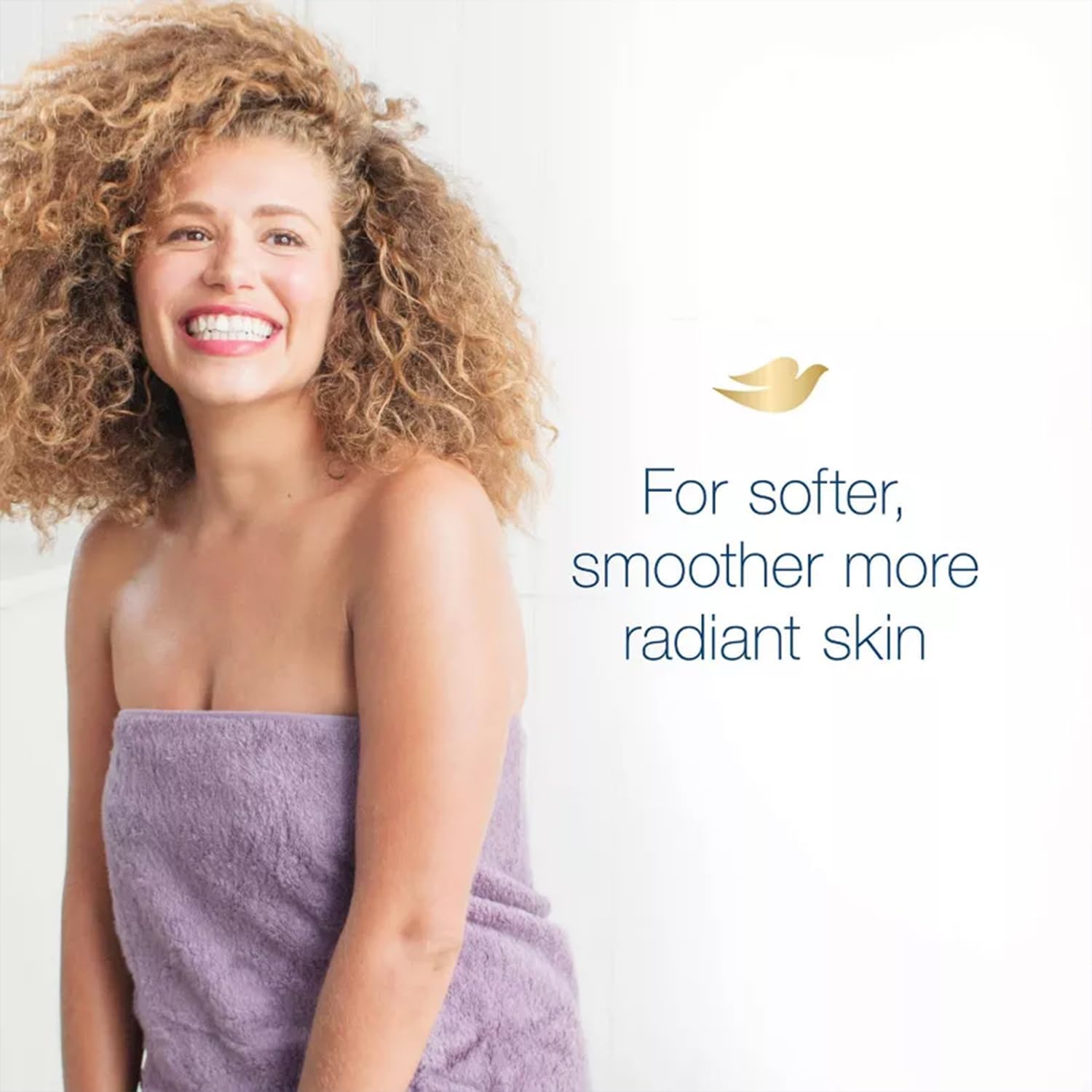 Dove crème hydratante en barre, texture riche pour peau douce.