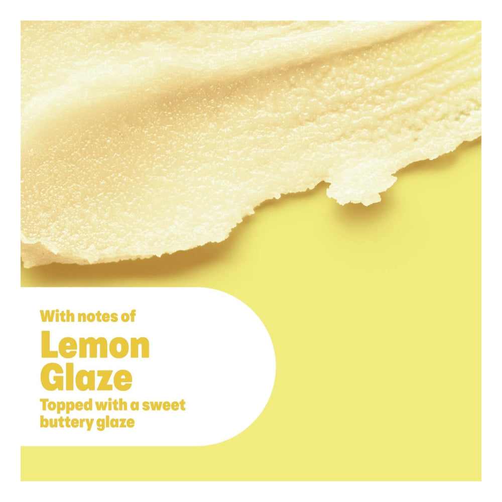 Senteur citron glaçage Dove, ambiance sucrée et fraîche.