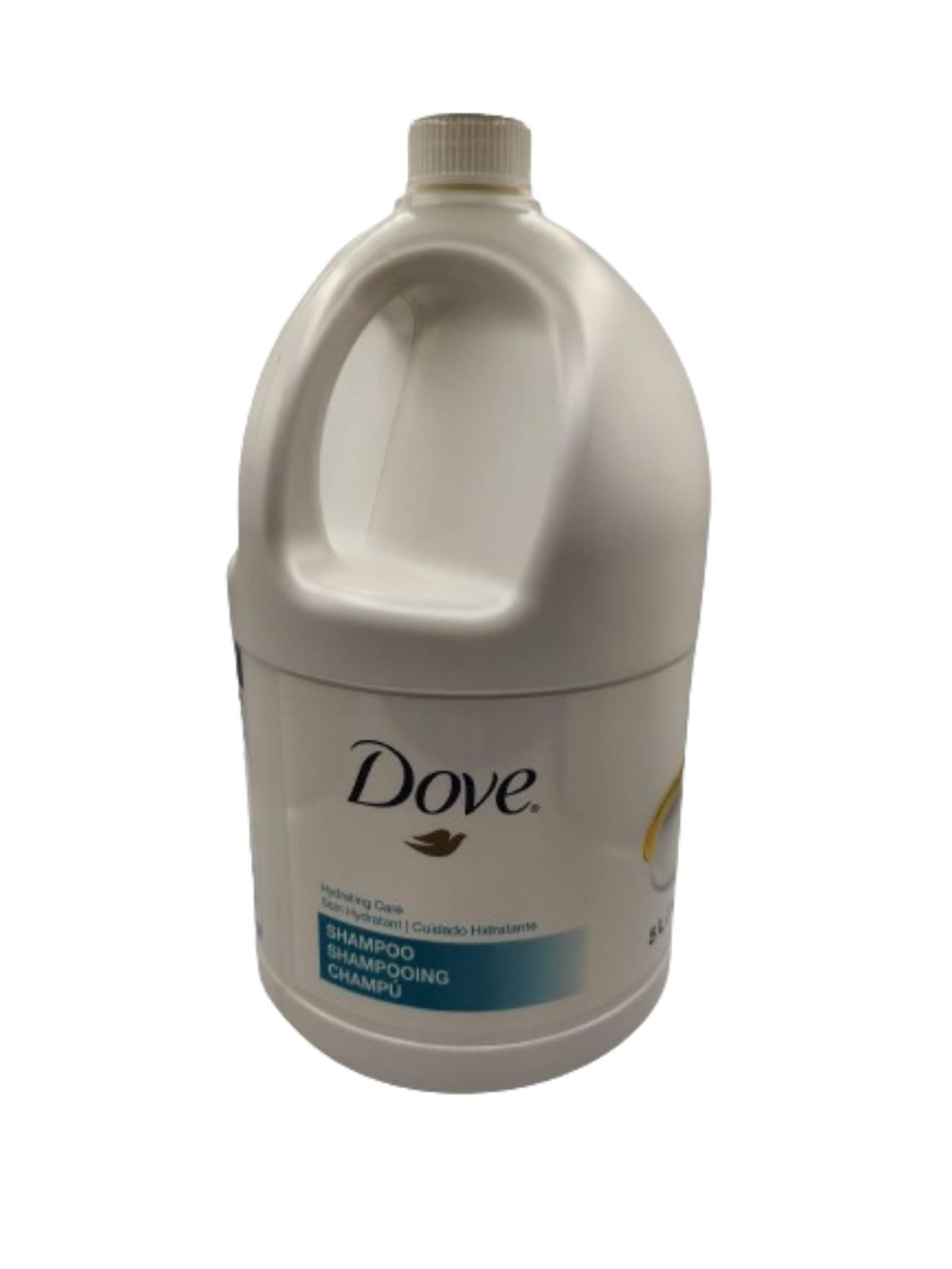 Dove Shampoing Pro 5 litres en bouteille recharge, pratique et durable pour routine capillaire.