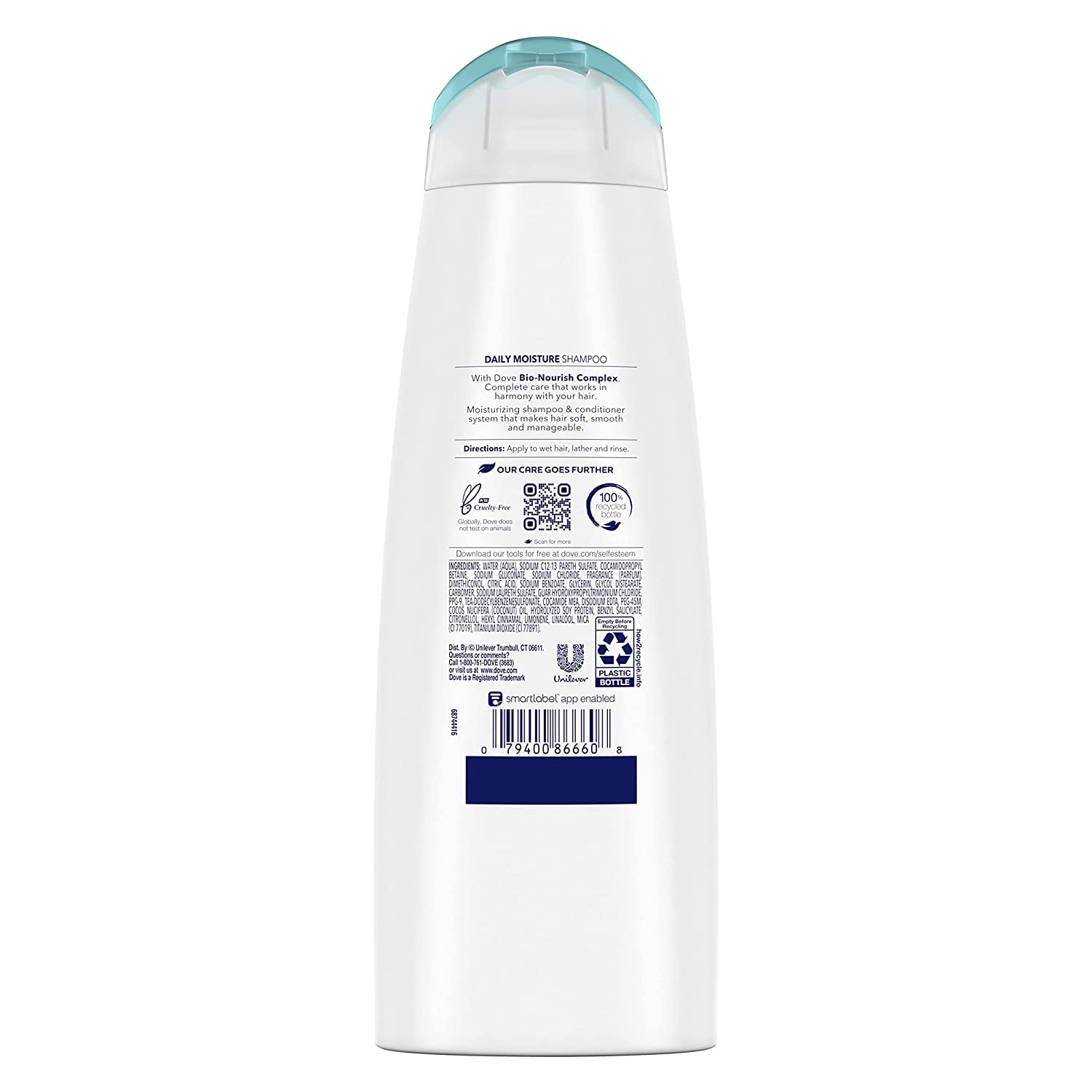 Shampoing Dove Quotidien Mousse Legere — douceur légère et rinçage rapide