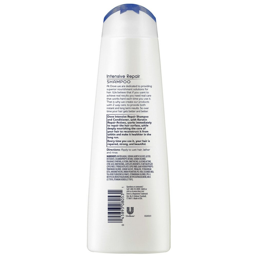 Dove Shmp Intens – mousse légère pour démêlage et lavage en douceur