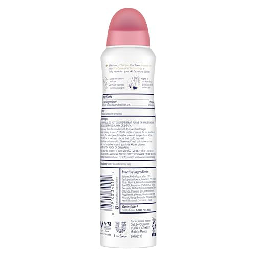 Dove Soin Avancé Spray Emballage Triple: présentation pratique et économique.