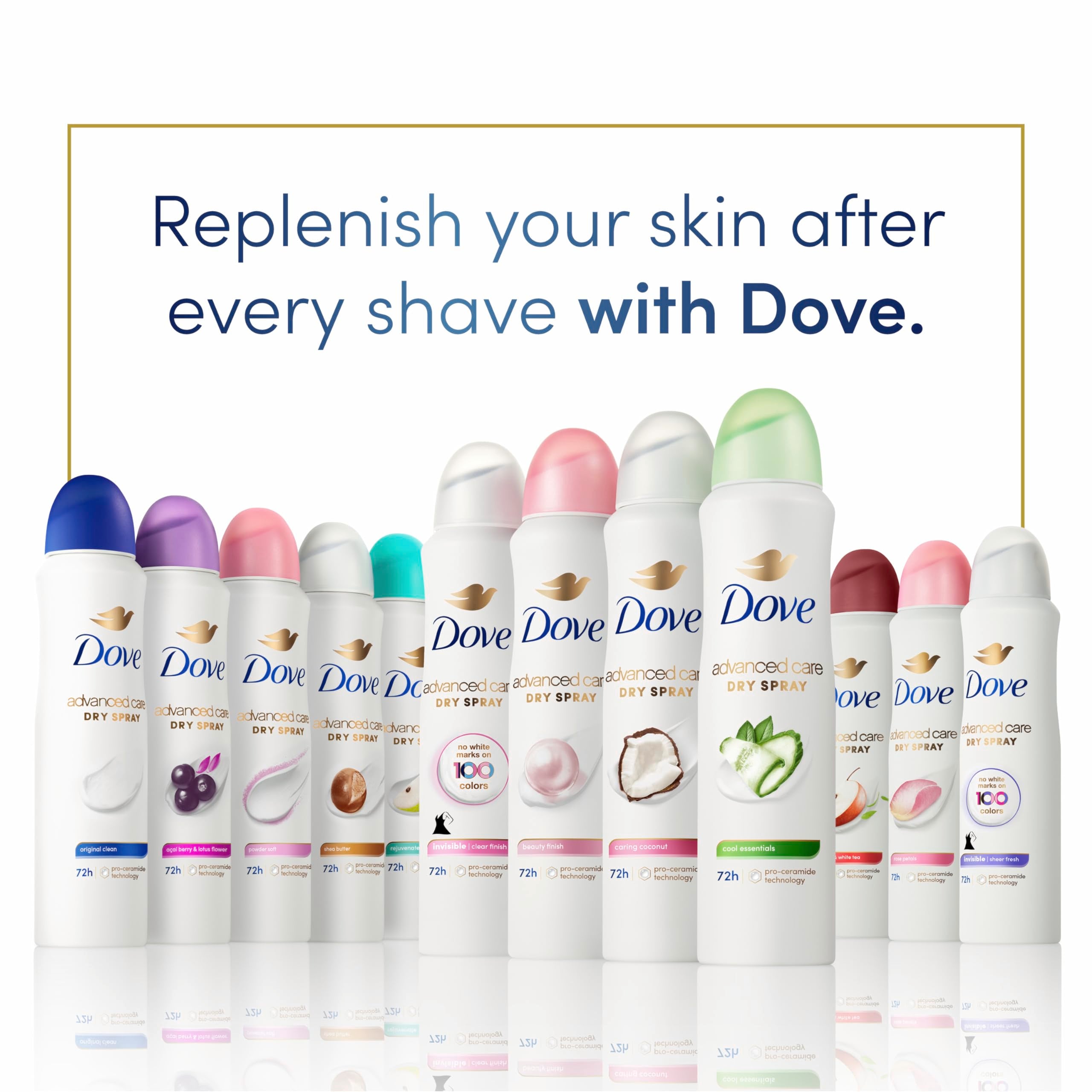 Dove Soin Avancé Spray Usage Quotidien: pratique pour démarrer la journée.
