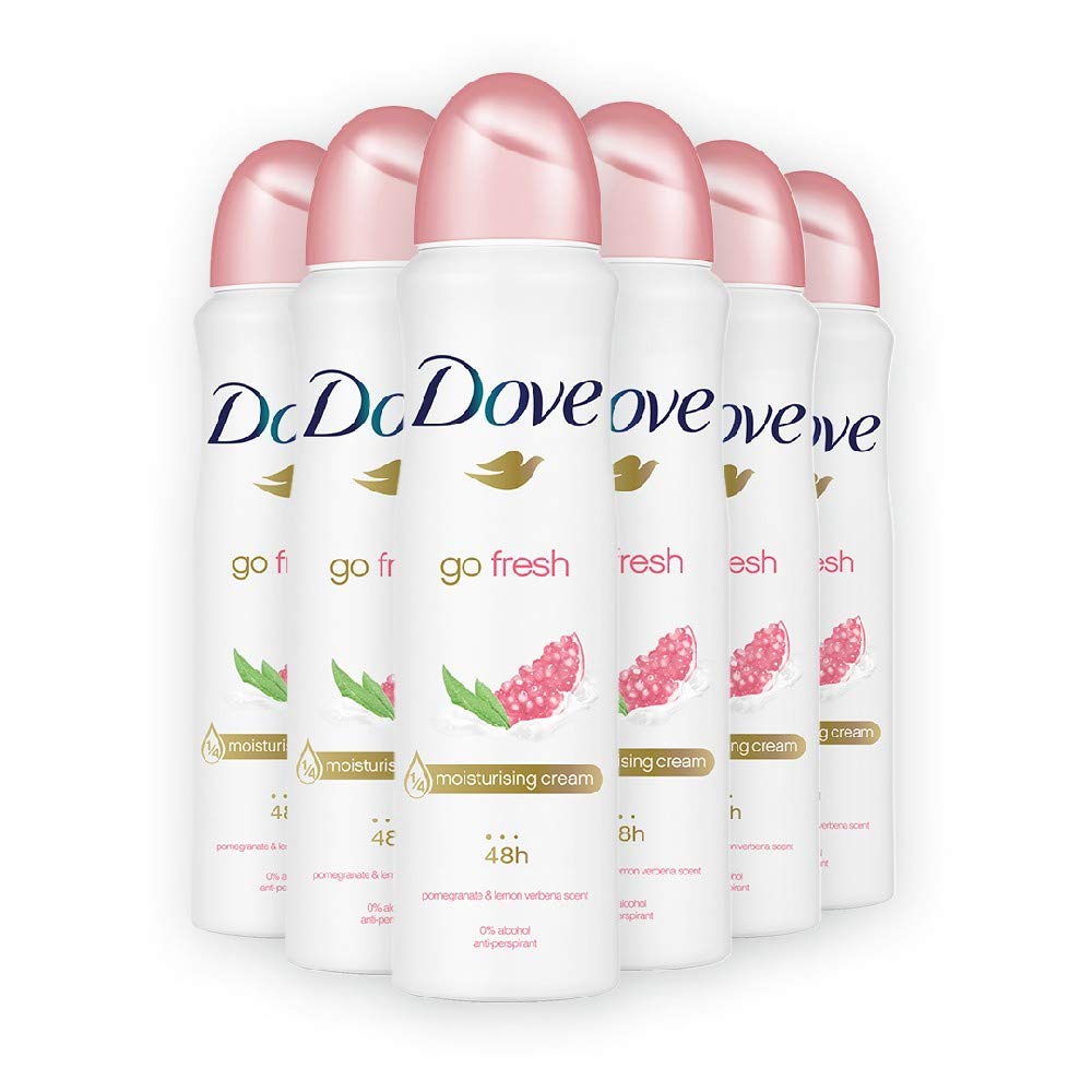 Dove spray grenade, bouteille rafraîchissante et hydratante.