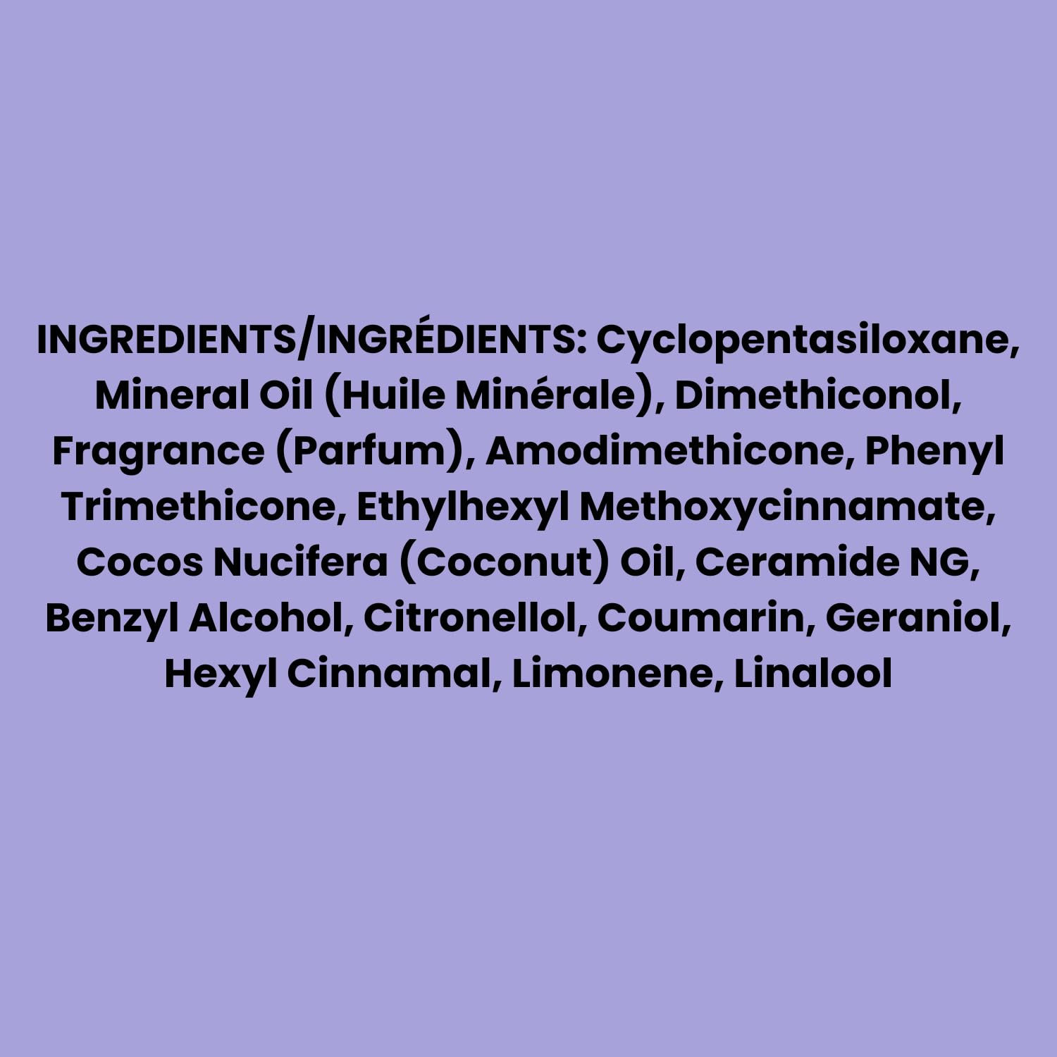 Dove Hair Therapy formule ceramide nourrissante pour réparer et nourrir les cheveux.