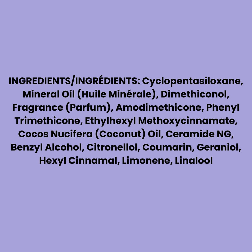 Dove Hair Therapy formule ceramide nourrissante pour réparer et nourrir les cheveux.