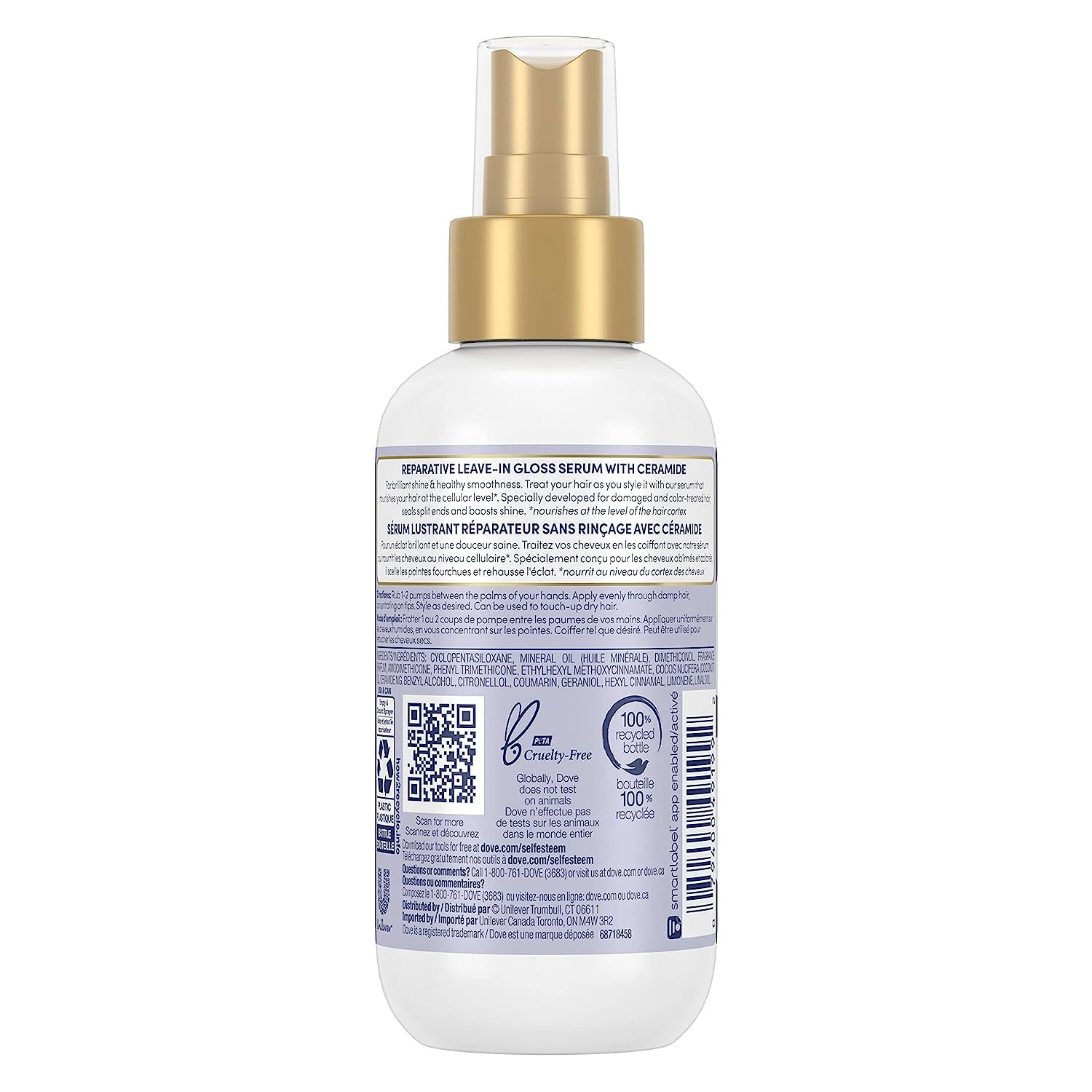 Dove Hair Therapy répare les pointes fendues pour des cheveux plus sains.