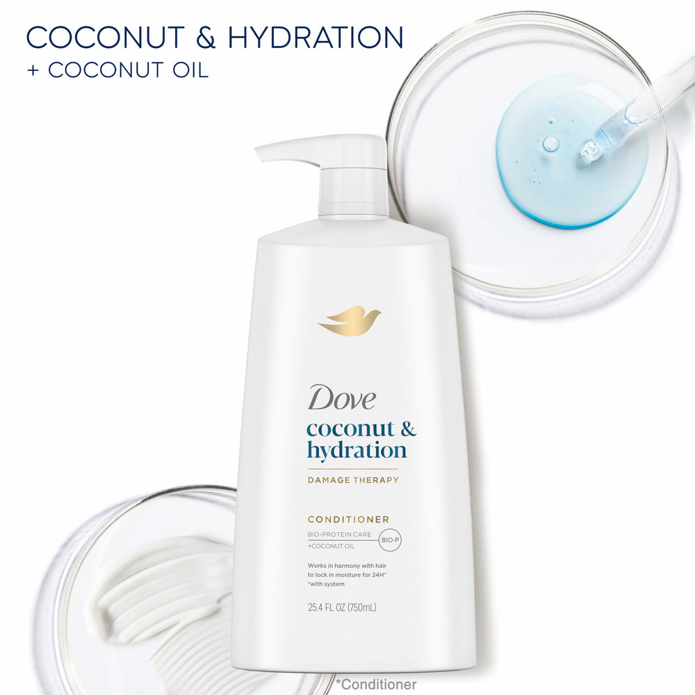 Application après shampoing Dove Ultra Care Coconut & Hydration