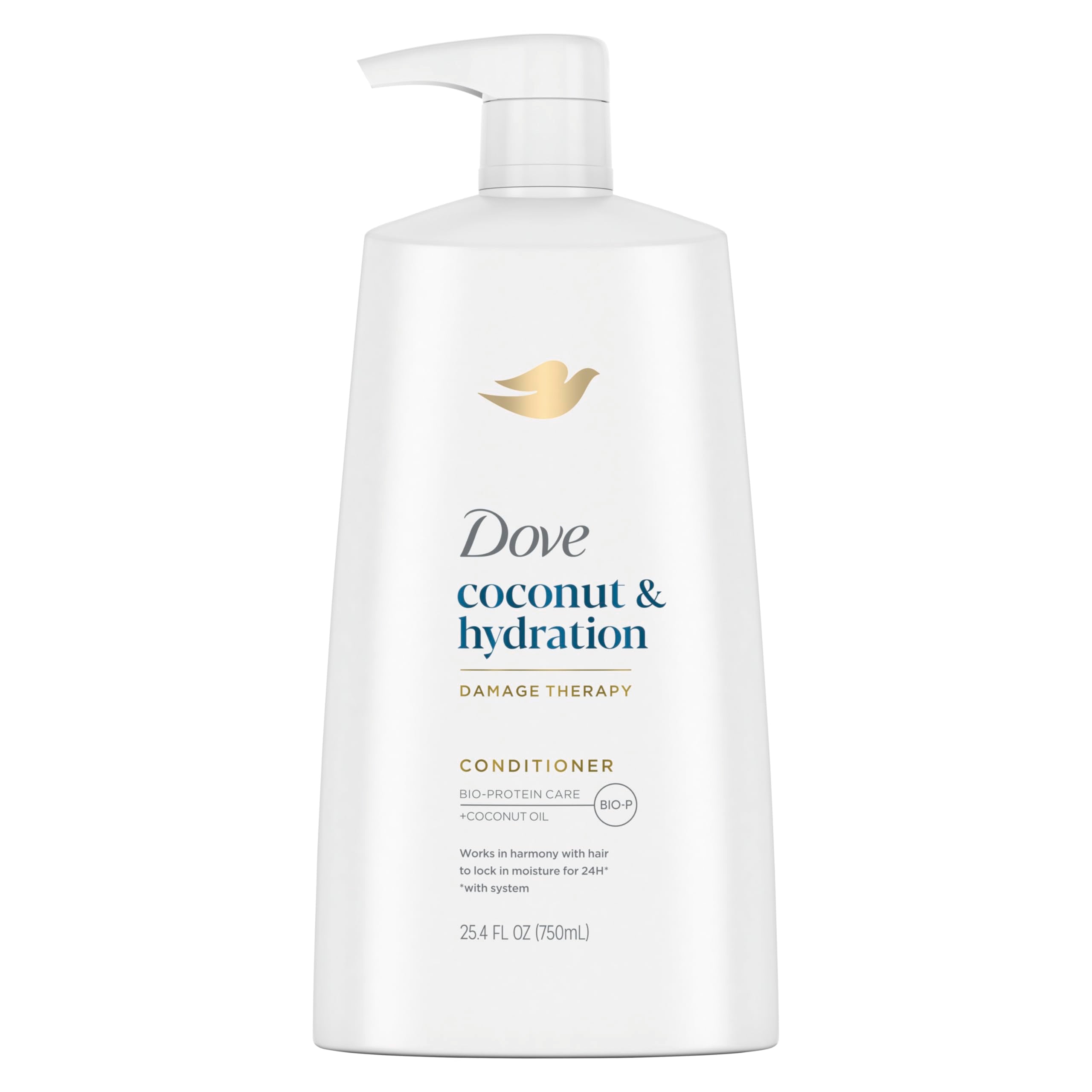Dove Ultra Care Coconut & Hydration conditionner en bouteille pour cheveux hydratés