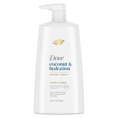 Dove Ultra Care Coconut & Hydration conditionner en bouteille pour cheveux hydratés