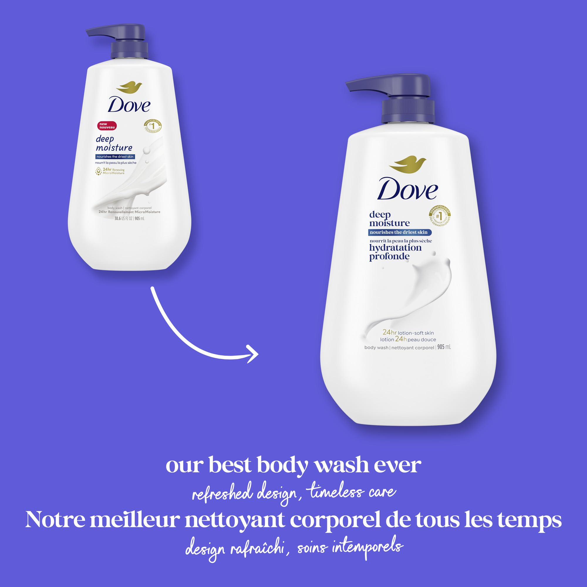 Dove Utilisation quotidienne – expérience agréable sous la douche