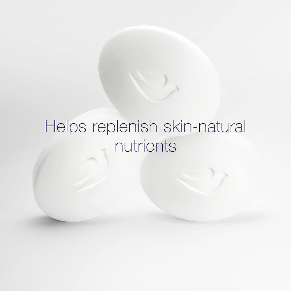 Utilisation quotidienne sur visage et corps avec Dove savon.