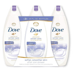 Dove Winter Care: pack de 3 bouteilles 24 oz pour hydrater et protéger la peau.
