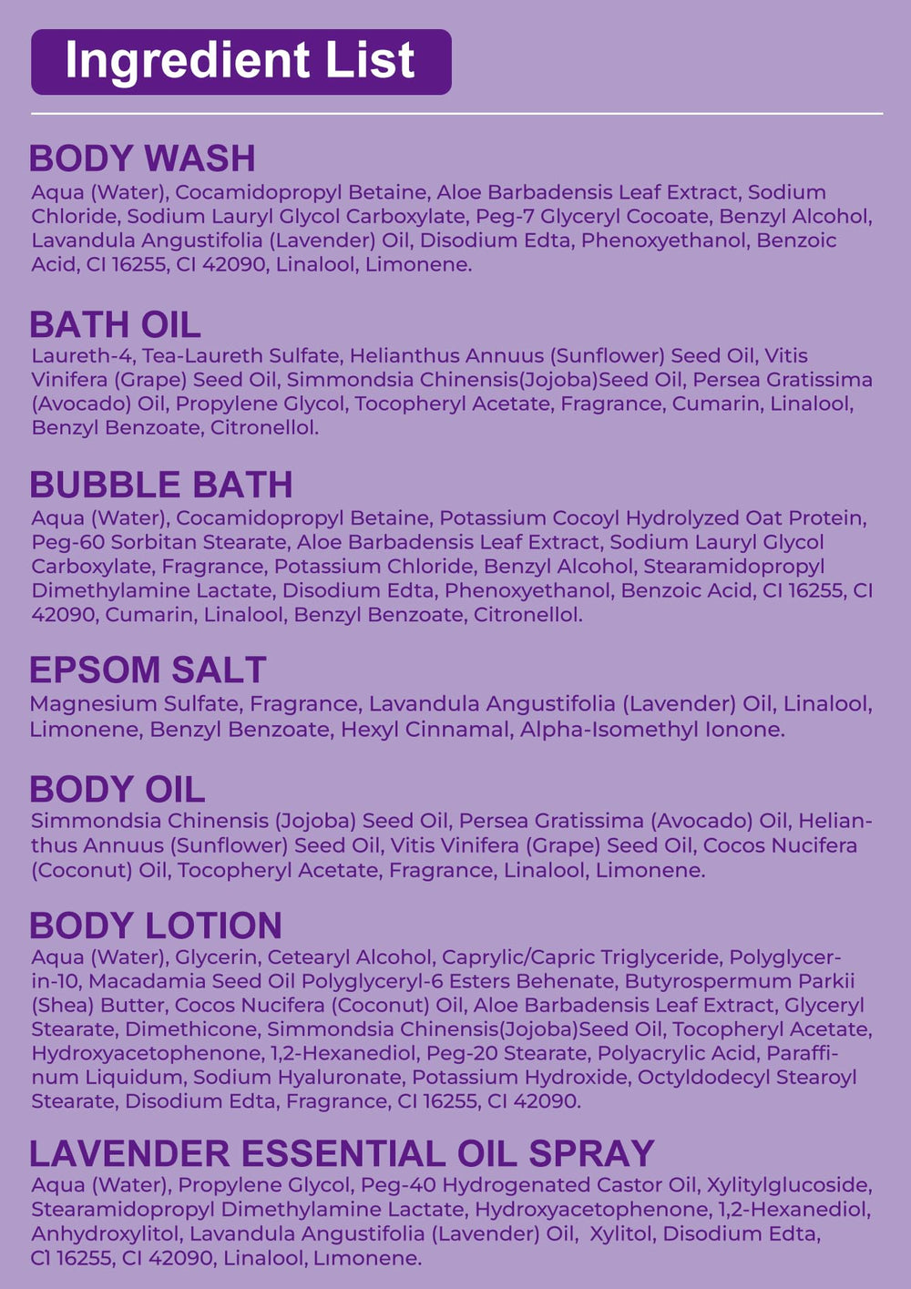 DOYEEWO coffret cadeau spa lavande, présentation élégante pour femmes.