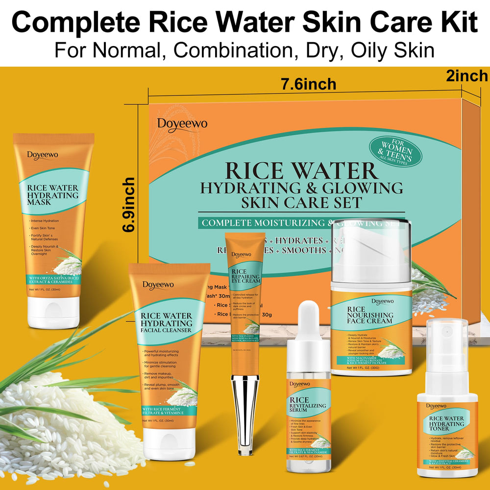 DOYEEWO coffret: contour-yeux riz-eau réduction des signes de fatigue.