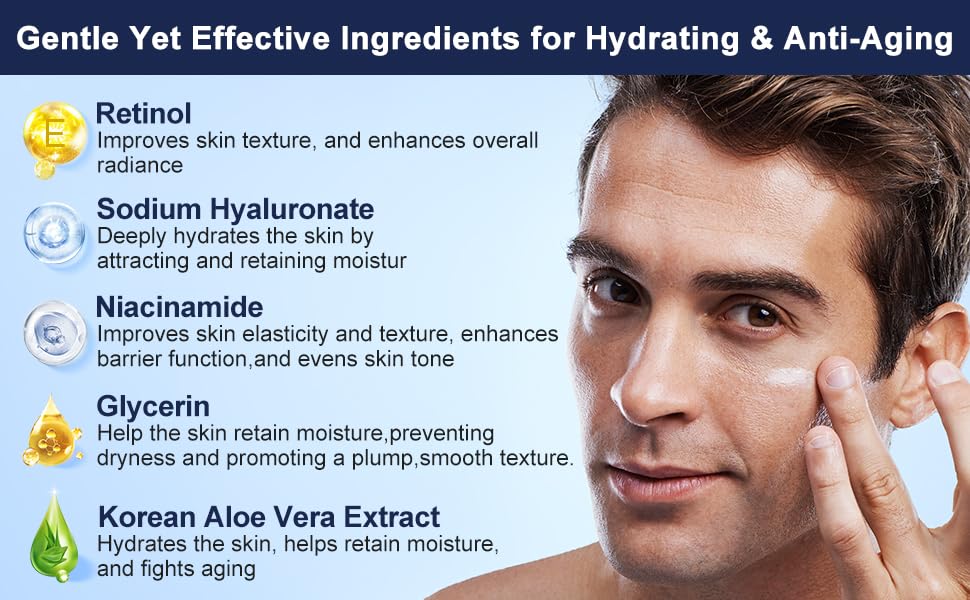 DOYEEWO crème contour des yeux homme réduit les signes de fatigue.