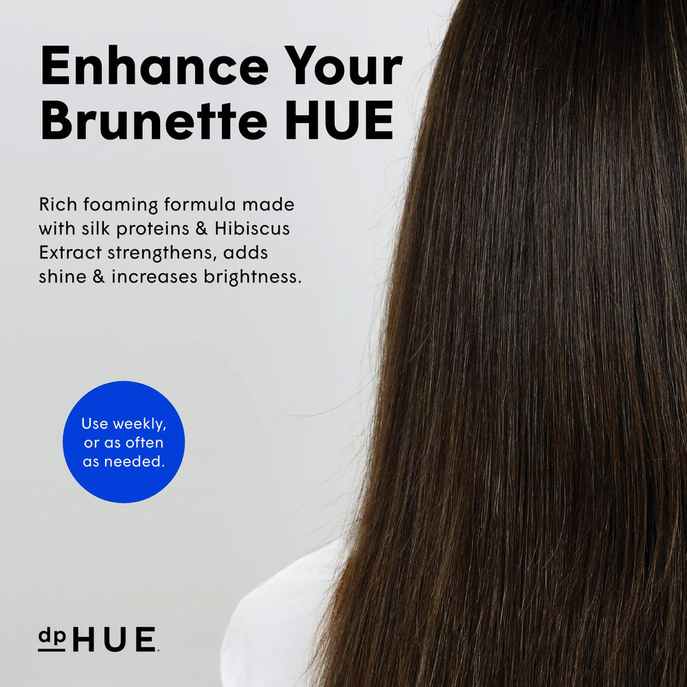 dpHUE Cool Brunette Shampoo – Utilisation régulière pour bruns naturels harmonieux