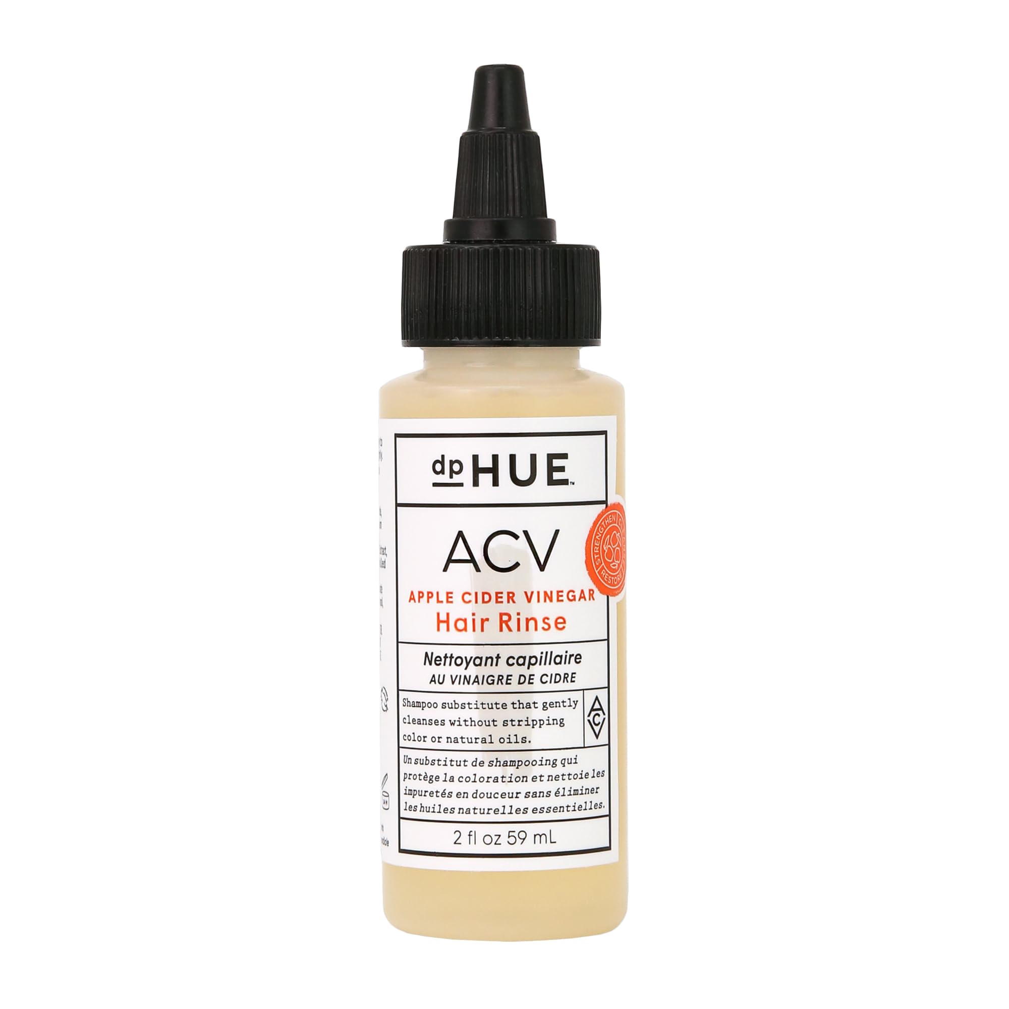 dpHUE bouteille rinçage vinaigre cidre cheveux: nettoyage doux qui respecte les huiles naturelles.