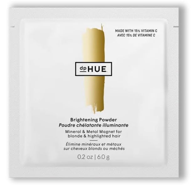 dpHUE Brightening Powder, emballage pratique pour démarrer votre routine blonde