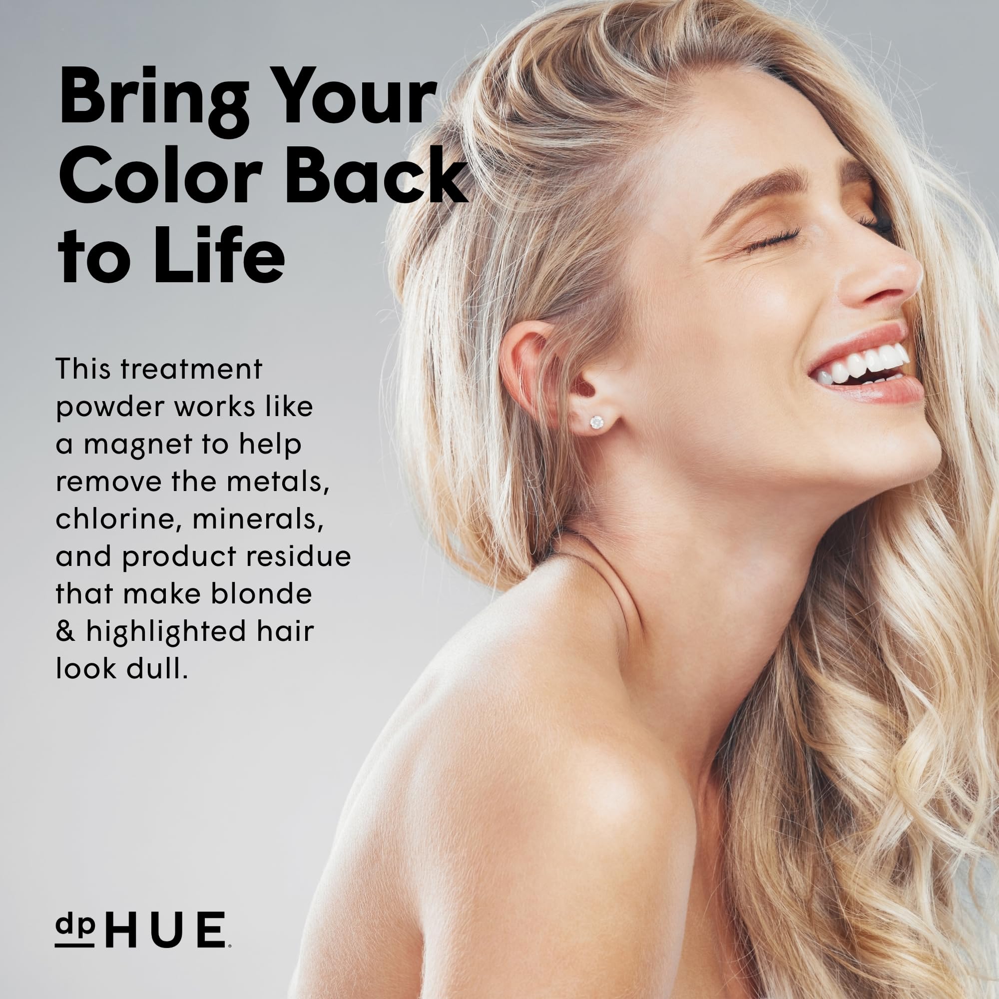dpHUE Brightening Powder, temps d’action 5 minutes pour cheveux propres